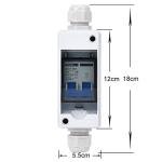 20A Solar Combiner Box with AC Circuit Breaker