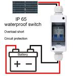 20A Solar Combiner Box with AC Circuit Breaker