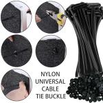 Strong Nylon Cable Tie Buckles - 150 Pack