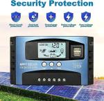 100A MPPT Solar Charge Controller with USB Ports