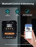 ECO-WORTHY 20A MPPT Solar Charge Controller with Bluetooth