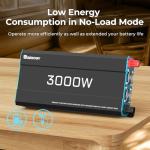 Renogy 3000W Pure Sine Wave Inverter with UK Sockets