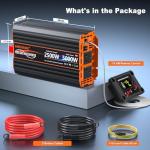 2500W Pure Sine Wave Inverter with Remote Control
