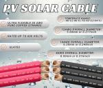 WindyNation 8 AWG Solar Panel Extension Cables