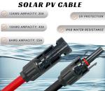 WindyNation 8 AWG Solar Panel Extension Cables