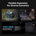 DJI Power 1000 V2 Portable Generator, 2600W Output