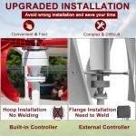 Zimuney 1000W 12V/24V Wind Turbine Generator Kit