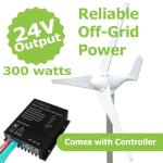 300W Low Start Wind Turbine Kit for Off-Grid