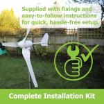 300W Low Start Wind Turbine Kit for Off-Grid