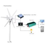 800W Vertical Wind Turbine Generator Kit