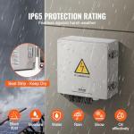 VEVOR 4 String Solar Combiner Box with Surge Protection