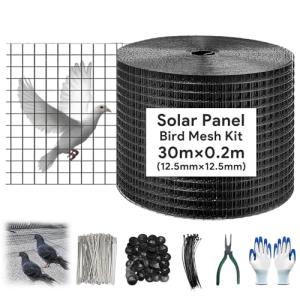 WUDLEP Solar Panel Pigeon Proofing Kit