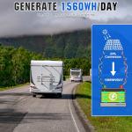 390W Solar Panel Kit for Motorhome and Caravan