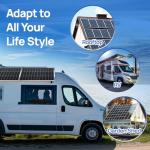 ECO-WORTHY 195W Bifacial 12V Solar Panel