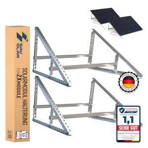 SAVOLAR Adjustable Solar Panel Brackets - Pack of 2