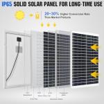 ECO-WORTHY 25W Solar Panel Kit with Accessories