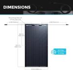 Renogy 100W Bendable Solar Panel for Off-Grid Use
