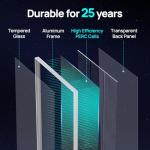 ECO-WORTHY 195W Bifacial 12V Solar Panel