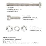 Stainless Steel Solar Panel Holder Hooks (2 Pack)