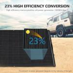 200W Flexible Waterproof Solar Panel for Off-Grid Use