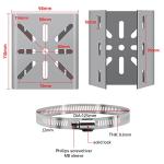 WiTi Vertical Pole Mount for Security Cameras and Solar Panels