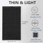 200W Flexible Waterproof Solar Panel for Off-Grid Use