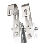 Stainless Steel Solar Panel Holder Hooks (2 Pack)