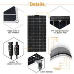 100W Flexible High-Efficiency Portable Solar Panel