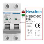 Heschen DC Mini Circuit Breaker - 25A 500V