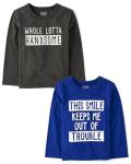 Baby Boys’ Graphic Long Sleeve T-Shirts 2-Pack