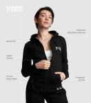 PINK Logo Full Zip Sweatshirt for Women