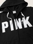 PINK Logo Full Zip Sweatshirt for Women