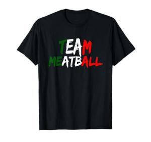 Team Meatball NJ Shore Italian Flag T-Shirt