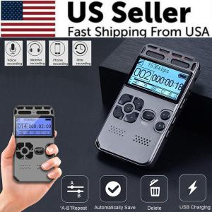 64GB Rechargeable Digital Voice Recorder MP3 Player