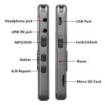 64GB Rechargeable Digital Voice Recorder MP3 Player