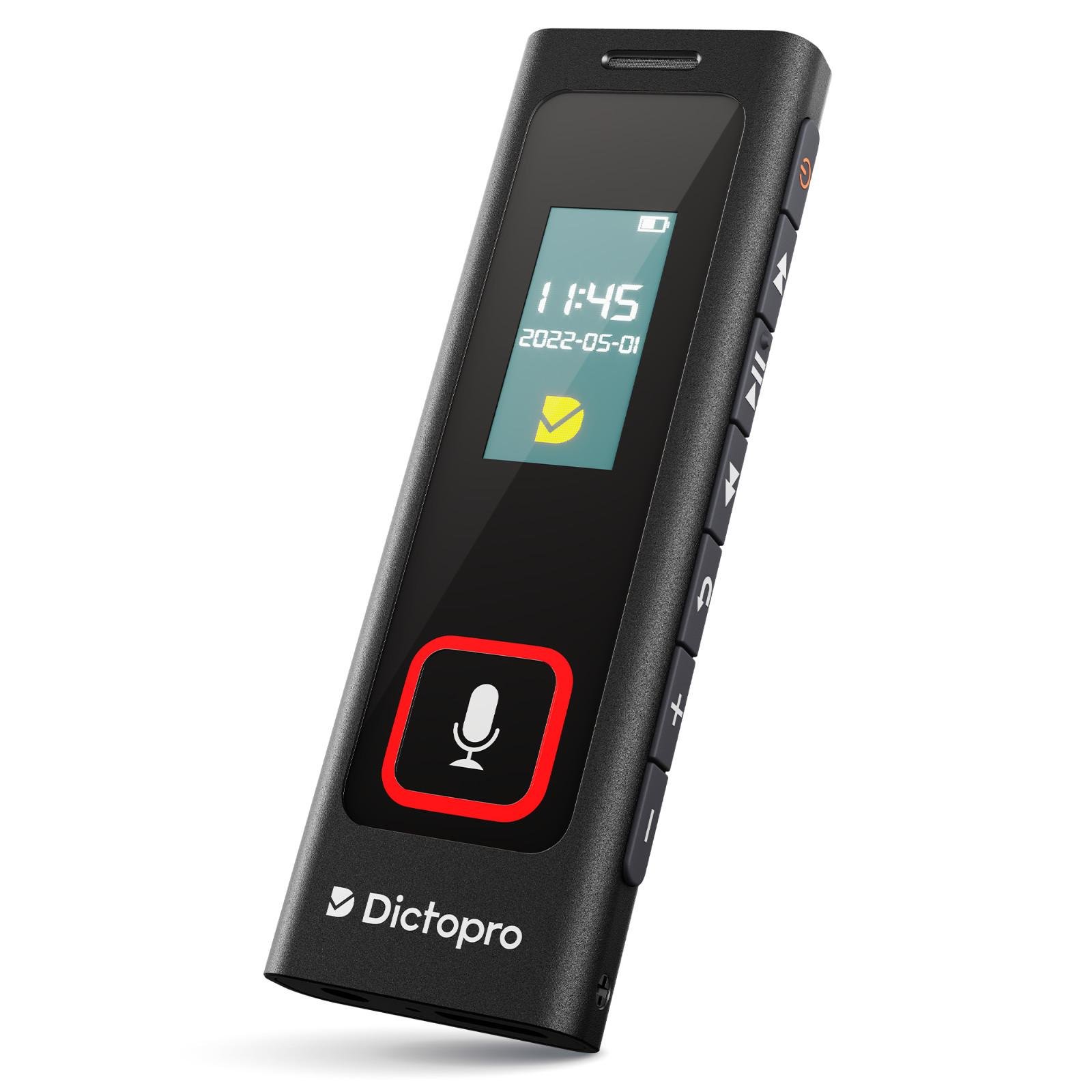 Dictopro Mini Voice Activated Recorder, 8GB