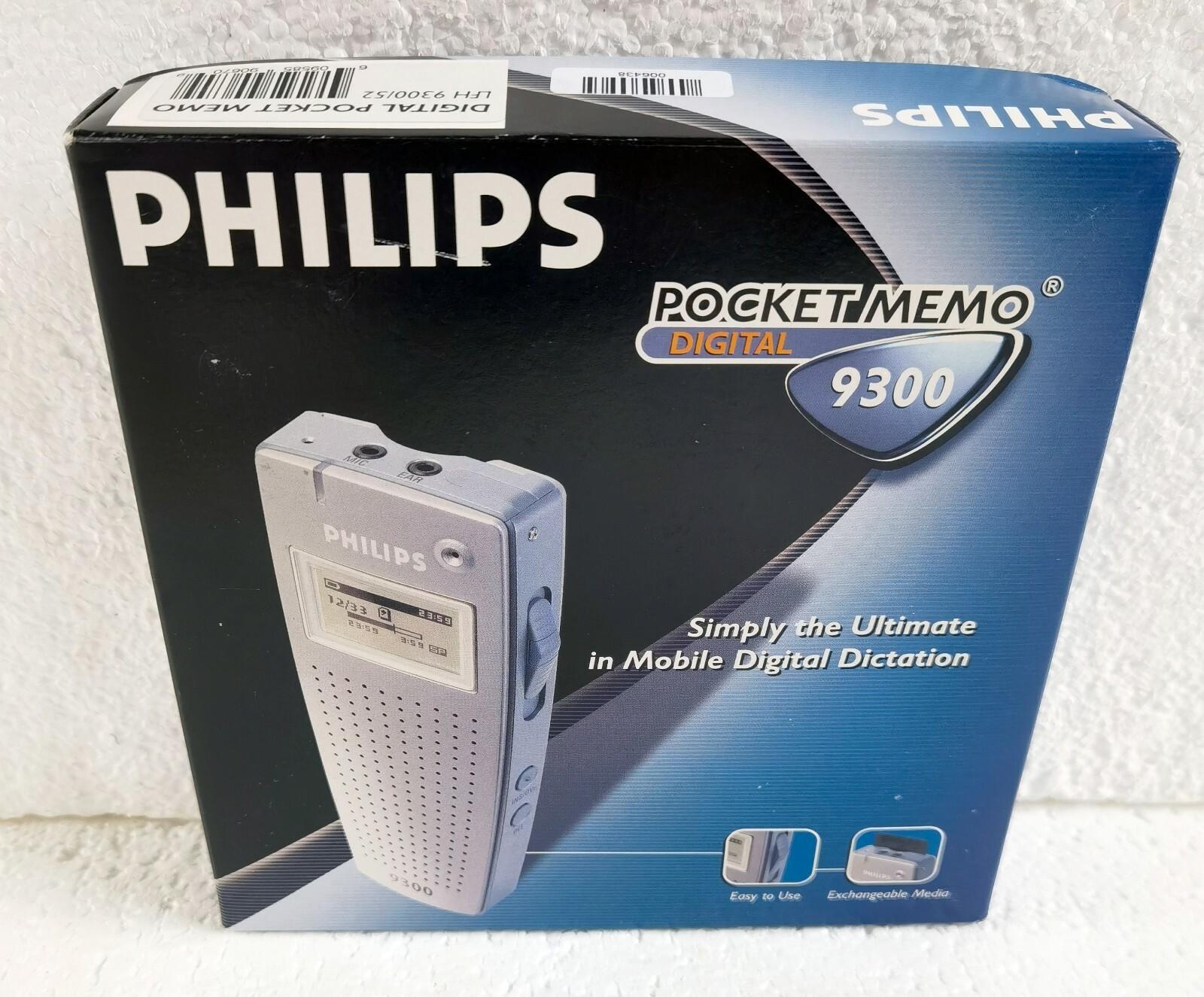 Philips Pocket Memo 9300 Handheld Voice Recorder