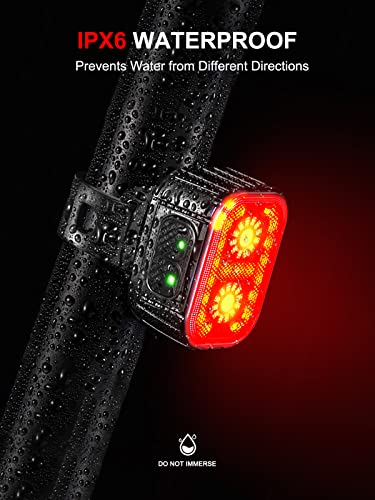 Cuvccn USB Rechargeable Bike Lights - Super Bright