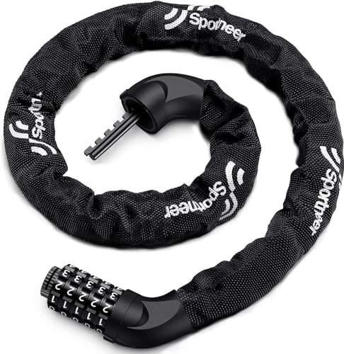 Heavy Duty 5-Digit Bicycle Chain Lock 3.2ft
