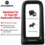 ROCKBROS Heavy Duty U Lock with 3 Keys