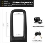 ROCKBROS Heavy Duty U Lock with 3 Keys