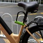 Heavy Duty U-Lock Bicycle Security with 2 Keys
