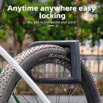 ROCKBROS Heavy Duty U Lock for Bike Security