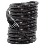 Lumintrail Weatherproof Coiled Bike Cable Lock