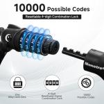 Monotre 4-Digit Combination Bike Cable Lock