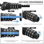 Monotre 4-Digit Combination Bike Cable Lock