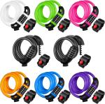 4-Foot Coiled Cable Bike Lock - High Security