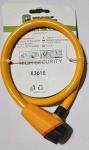 Kinghuu 36 Inch Coiled Bike Cable Lock - Orange