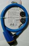 Kinghuu 36" Coiled Bike Cable Lock - Blue