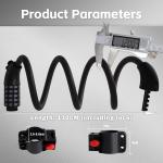 Heavy Duty 5-Digit Waterproof Bike Chain Lock